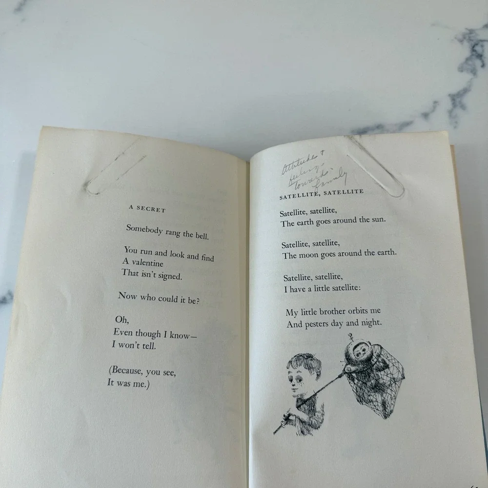 There‎ Is No Rhyme for Silver Eve Merriam 1962 First Edition Poetry Hardcover
